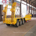 3 Axles 60T Lowboy Trailer With Ladder